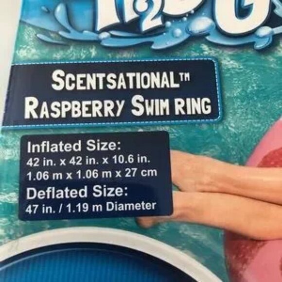 Bestway H2O Go Scentsational Raspberry Swim Ring Age 12+ - Picture 4 of 5